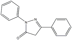 1,3-diphenyl-4,5-dihydro-1H-pyrazol-5-one Struktur