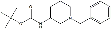 tert-butyl 1-benzylpiperidin-3-ylcarbamate Struktur