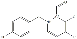 {[1-(4-chlorobenzyl)-2-pyridiniumyl]methylene}ammoniumdiolate Struktur