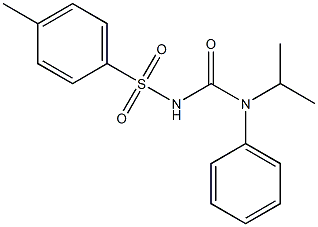 {[(isopropylanilino)carbonyl]amino}(4-methylphenyl)dioxo-lambda~6~-sulfane Struktur