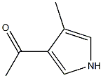 1-(4-methyl-1H-pyrrol-3-yl)ethan-1-one Struktur