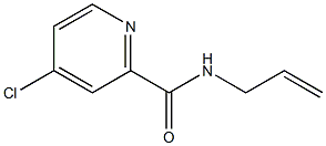 N-allyl-4-chloro-2-pyridinecarboxamide Struktur