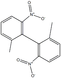 2,2'-dimethyl-6,6'-dinitro-1,1'-biphenyl Struktur