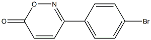 3-(4-bromophenyl)-6H-1,2-oxazin-6-one Struktur