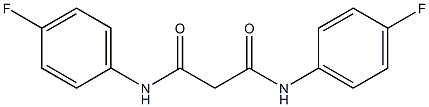 N1,N3-di(4-fluorophenyl)malonamide Struktur