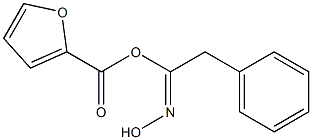 O1-(2-furylcarbonyl)-2-phenylethanehydroximic acid Struktur