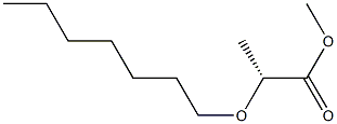 methyl (2R)-2-(heptyloxy)propanoate Struktur