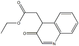 ethyl 2-(3-oxo-3,4-dihydro-4-quinolinyl)acetate Struktur