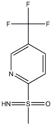 S-Methyl-S-[5-(trifluoromethyl)pyrid-2-yl]sulphoximine Struktur