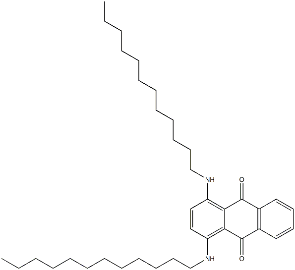 1,4-di(dodecylamino)-9,10-dihydroanthracene-9,10-dione Struktur