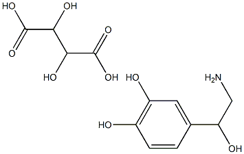 Noradrenaline Betartrate Struktur