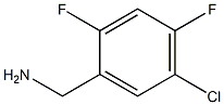 (5-chloro-2,4-difluorophenyl)methanamine Struktur