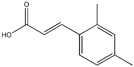 (E)-3-(2,4-dimethylphenyl)acrylic acid Struktur