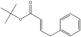 (E)-tert-butyl 4-phenylbut-2-enoate Struktur