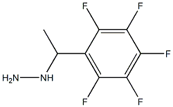 1-(1-(perfluorophenyl)ethyl)hydrazine Struktur