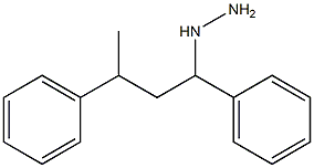 1-(1,3-diphenylbutyl)hydrazine Struktur