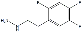 1-(2,4,5-trifluorophenethyl)hydrazine Struktur