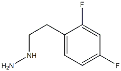 1-(2,4-difluorophenethyl)hydrazine Struktur