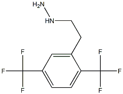 1-(2,5-bis(trifluoromethyl)phenethyl)hydrazine Struktur