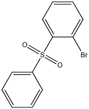 1-(2-bromophenylsulfonyl)benzene Struktur