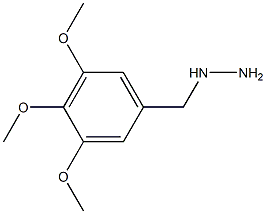 1-(3,4,5-trimethoxybenzyl)hydrazine Struktur