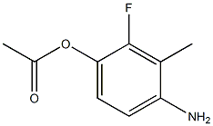 1-(4-Amino-2-fluoro-3-methyl-phenyl)-acetic acid Struktur