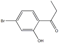 1-(4-bromo-2-hydroxyphenyl)propan-1-one Struktur