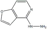 1-(furo[3,2-c]pyridin-4-yl)hydrazine Struktur