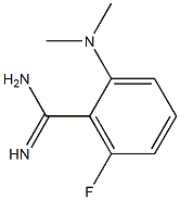 2-(dimethylamino)-6-fluorobenzamidine Struktur