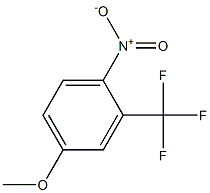 2-(trifluoromethyl)-4-methoxy-1-nitrobenzene Struktur