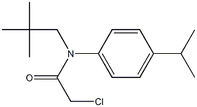 2-chloro-N-(4-isopropylphenyl)-N-neopentylacetamide Struktur