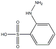 2-hydrazinylbenzenesulfonic acid Struktur