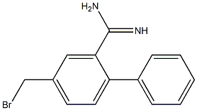 2-phenyl-5-(bromomethyl)benzamidine Struktur