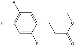 3-(2,4,5-Trifluoro-phenyl)-propionic acid methyl ester Struktur