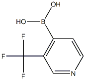 3-(Trifluoromethyl)pyridine-4-boronic acid Struktur