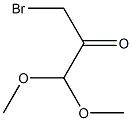 3-bromo-1,1-dimethoxypropan-2-one Struktur