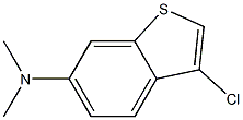 3-chloro-N,N-dimethylbenzo[b]thiophen-6-amine Struktur