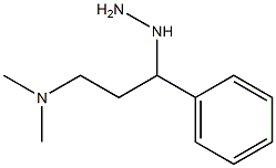 3-hydrazinyl-N,N-dimethyl-3-phenylpropan-1-amine Struktur