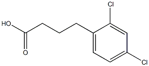 4-(2,4-dichlorophenyl)butanoic acid Struktur