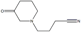 4-(3-oxopiperidin-1-yl)butanenitrile Struktur