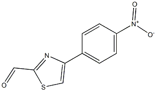 4-(4-NITROPHENYL)-1,3-THIAZOLE-2-CARBALDEHYDE Struktur