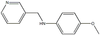 4-methoxy-N-((pyridin-3-yl)methyl)benzenamine Struktur