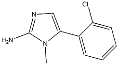 5-(2-CHLORO-PHENYL)-1-METHYL-1H-IMIDAZOL-2-YLAMINE Struktur