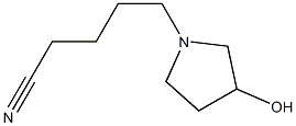 5-(3-hydroxypyrrolidin-1-yl)pentanenitrile Struktur