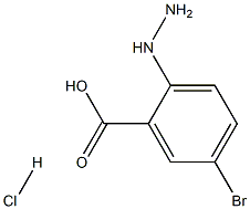 5-BROMO-2-HYDRAZINOBENZOIC ACID hydrochloride Struktur