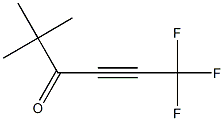 6,6,6-trifluoro-2,2-dimethylhex-4-yn-3-one Struktur