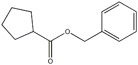 benzyl cyclopentanecarboxylate Struktur