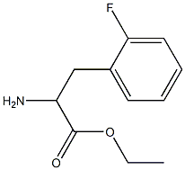 ethyl 2-amino-3-(2-fluorophenyl)propanoate Struktur