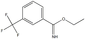 ethyl 3-(trifluoromethyl)benzoimidate Struktur