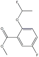 methyl 5-fluoro-2-(1-fluoroethoxy)benzoate Struktur